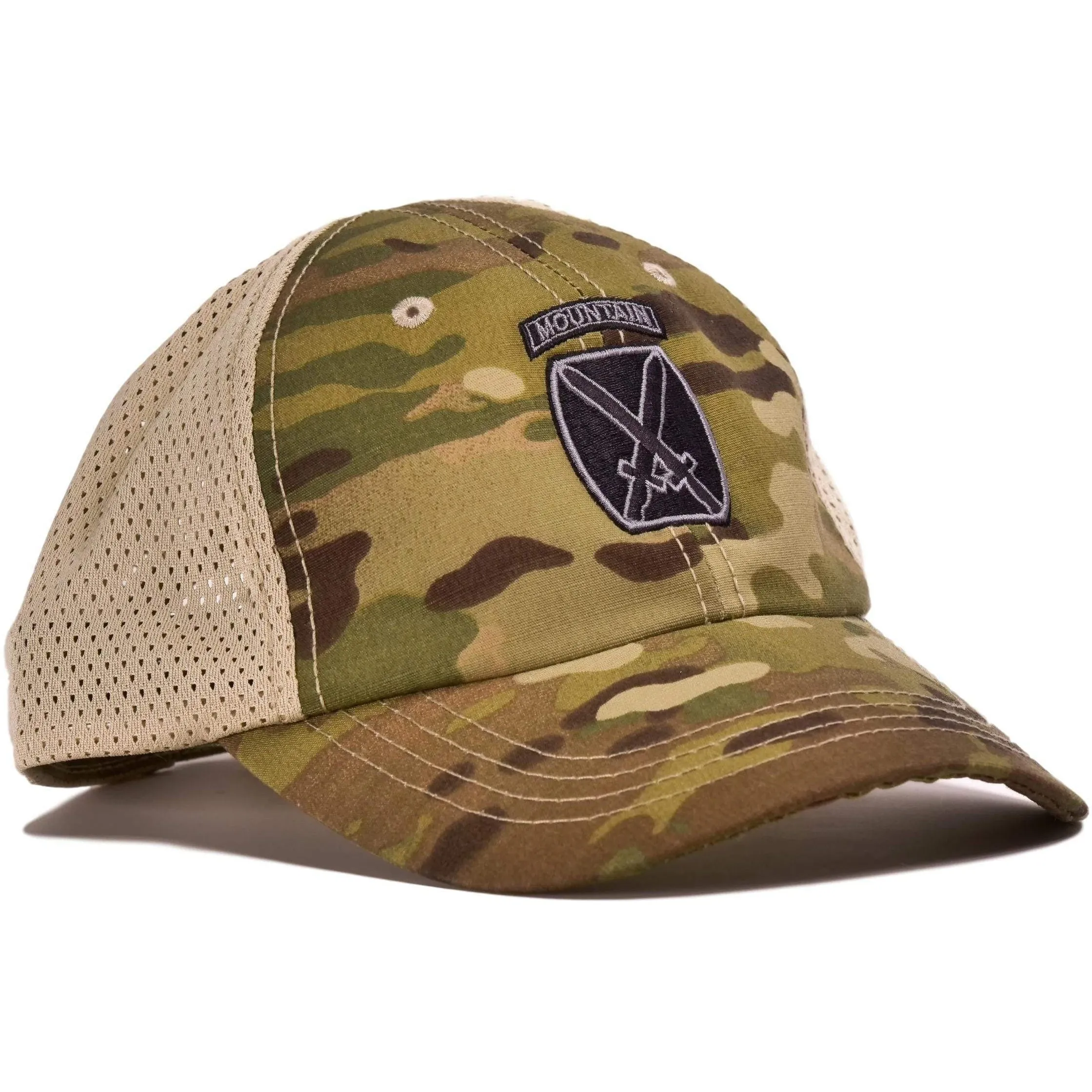 10th Mountain Multicam Mesh Back Hat