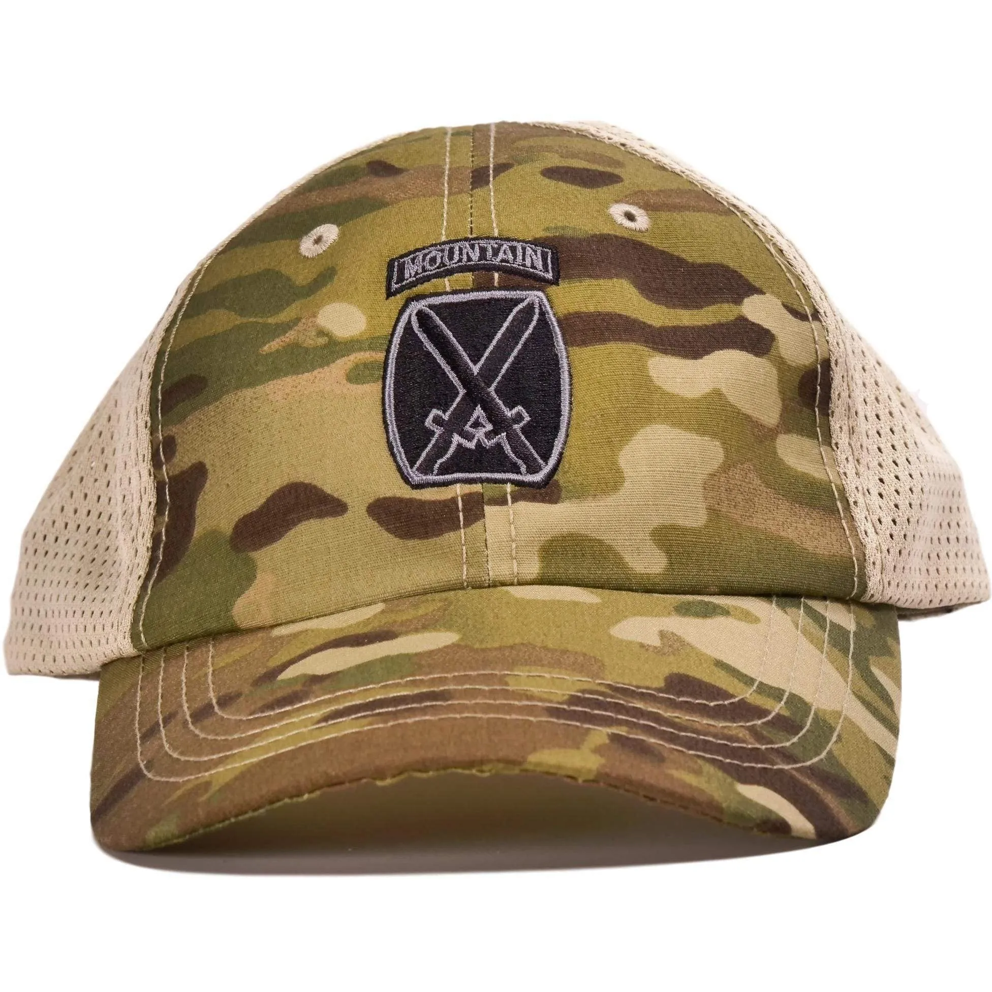 10th Mountain Multicam Mesh Back Hat