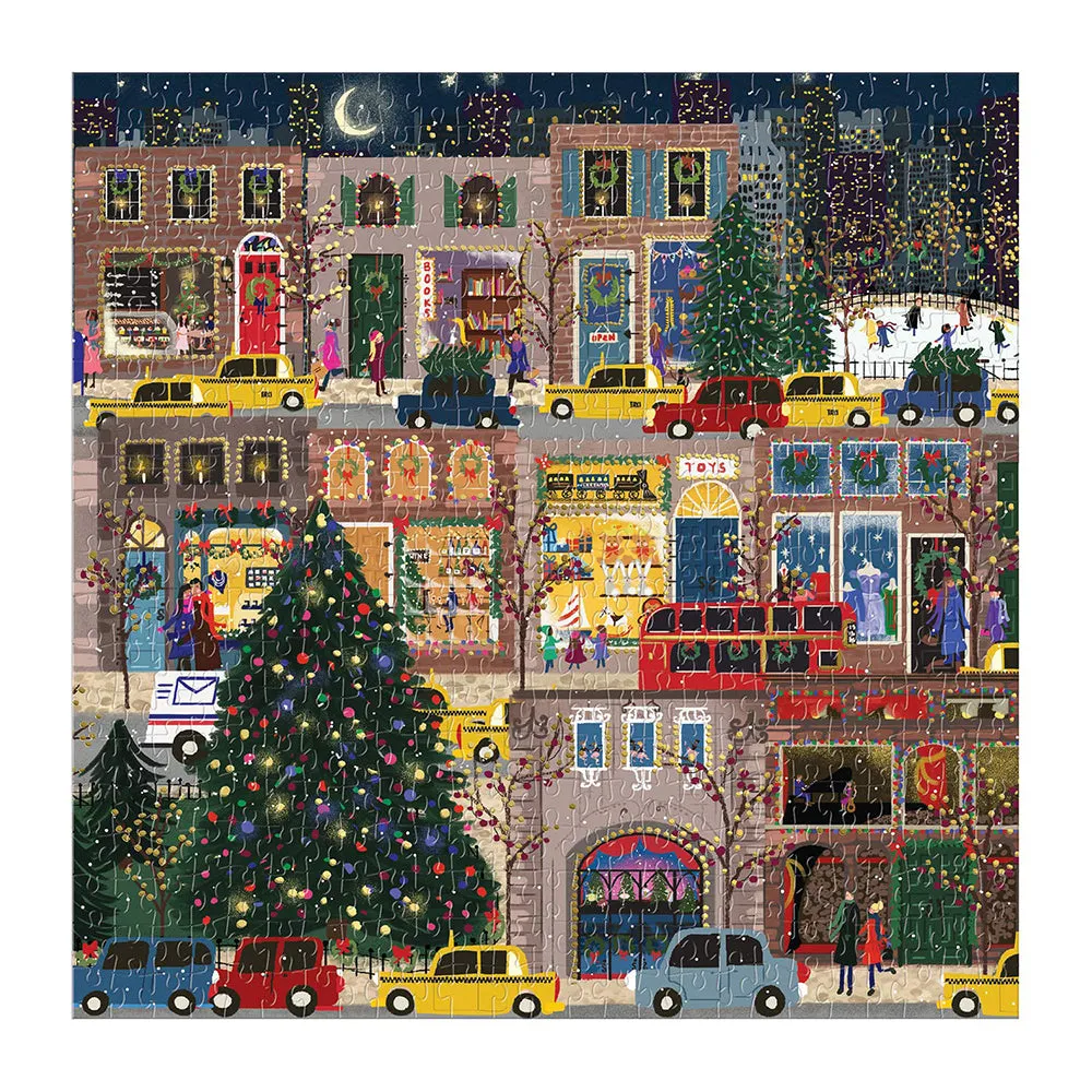 500 Piece Christmas Day Night Jigsaw Puzzle Toys, TO0004