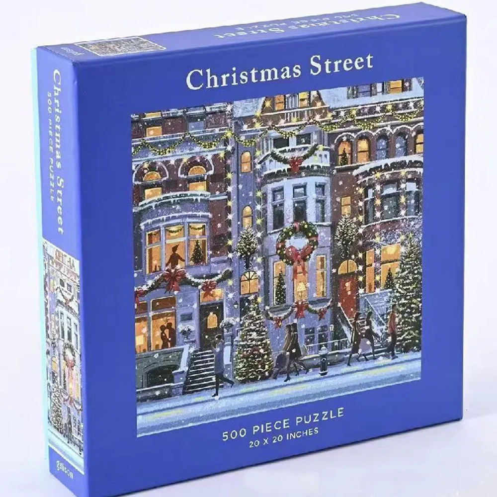 500 Piece Christmas Day Night Jigsaw Puzzle Toys, TO0004