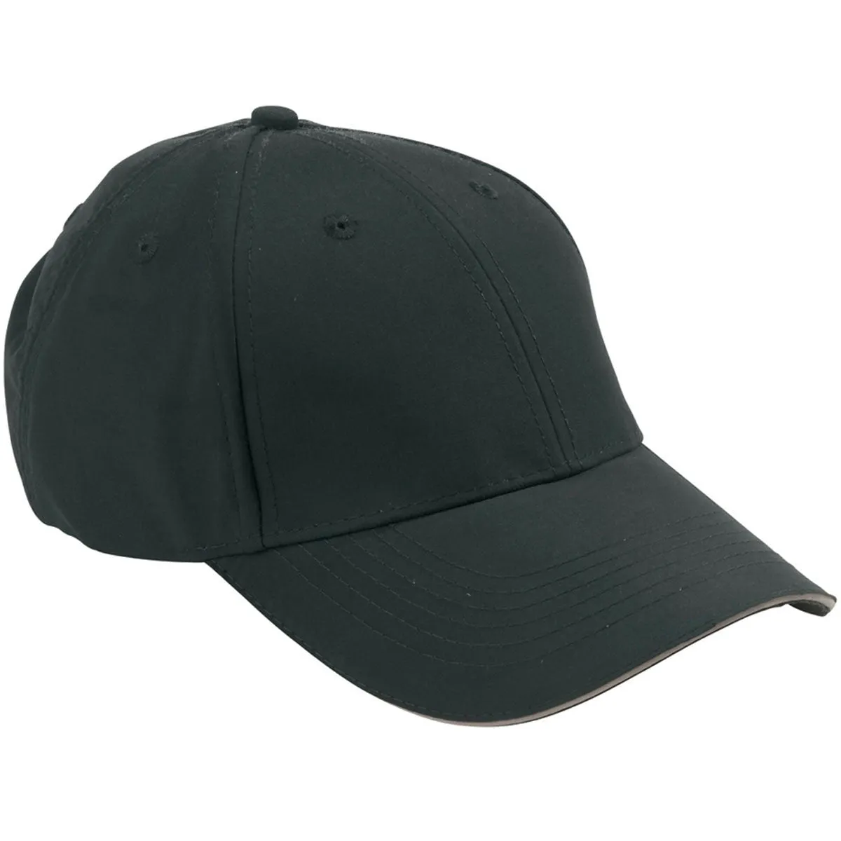 Adams Men's Navy/Khaki 6-Panel Mid-Profile Structured Moisture Management Cap