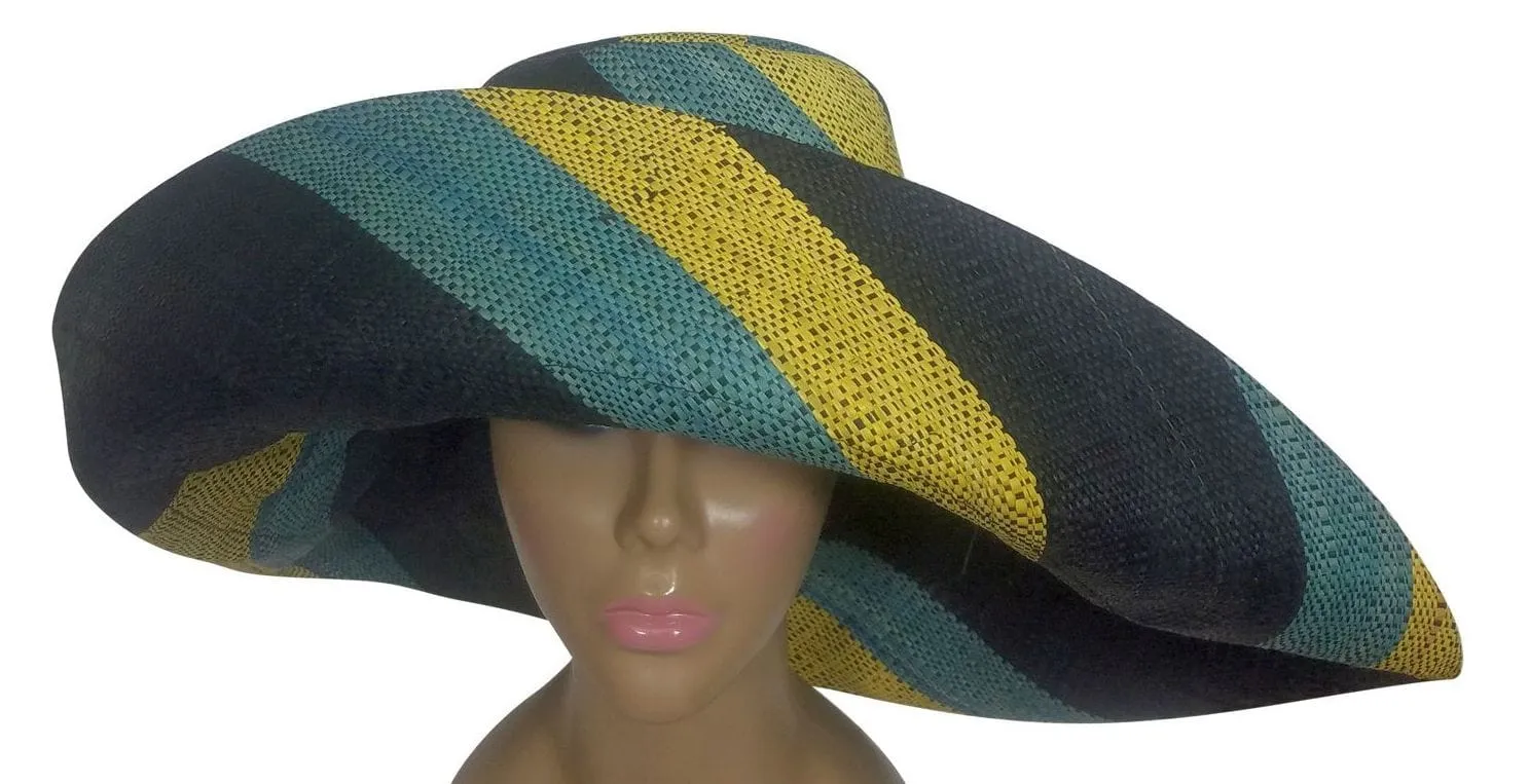 Adisa: Madagascar Big Brim Raffia Sun Hat