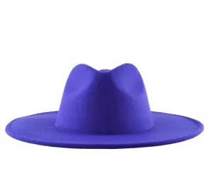 Atlanta Wide Brim Fedora - Blue