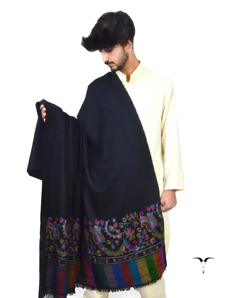 Black Kani Pashmina Shawl 5707