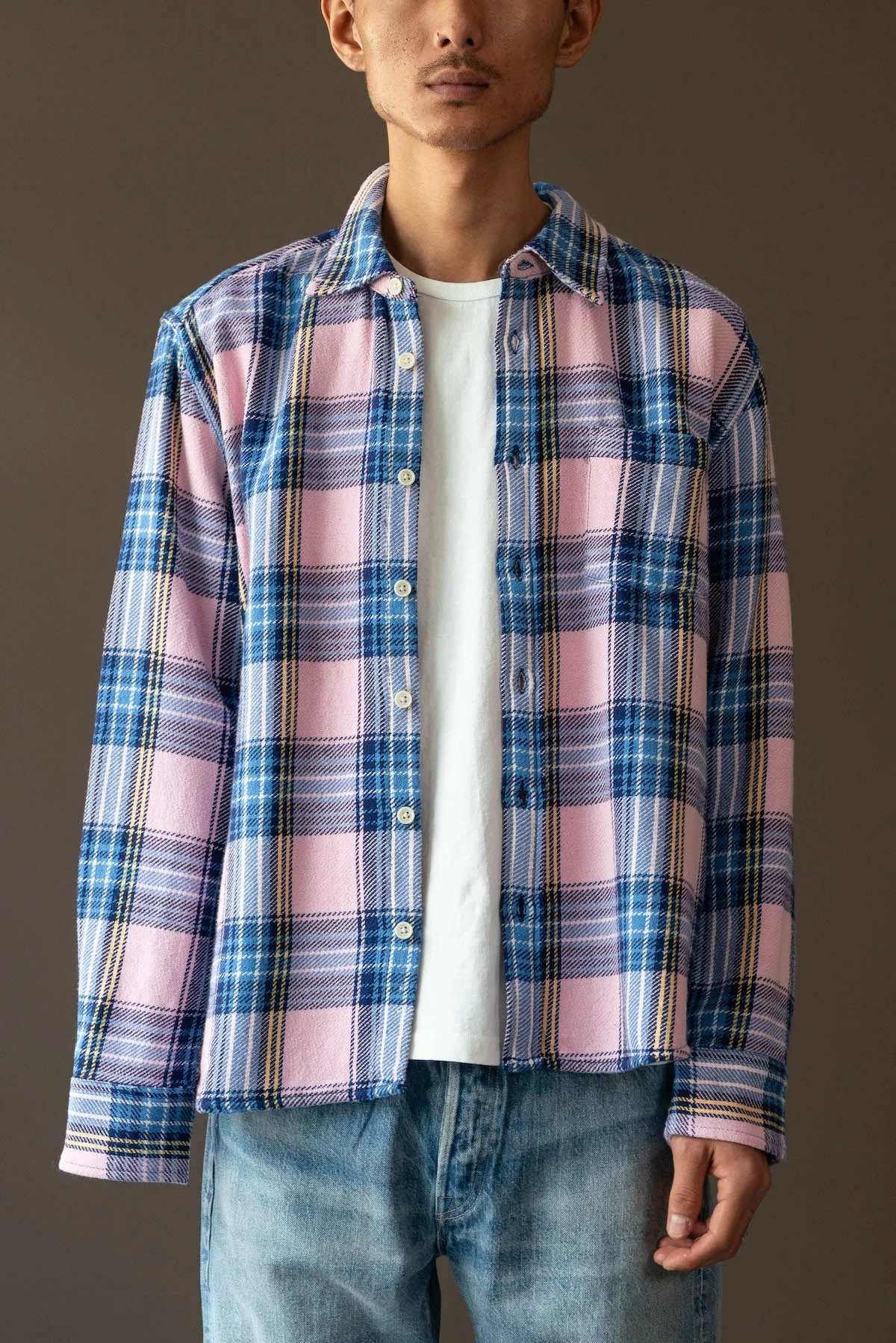 Blanket Plaid Longsleeve - Pink