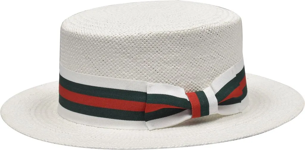 Boater with Club Stripe Band by Bruno Capelo