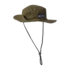 Brim Hat Cotton Canvas Army Green