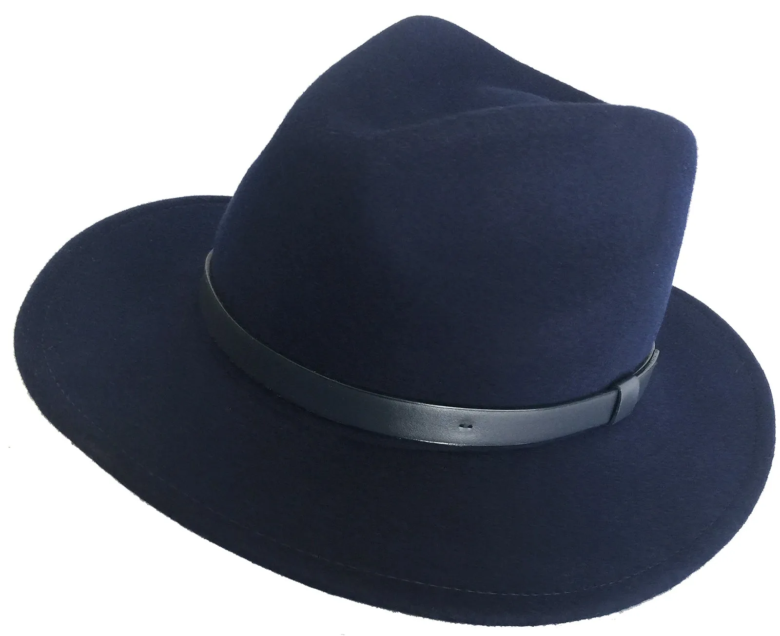 Brooklyn Hat Co Wide Brim Fedora Wool Felt Safari Style Hat