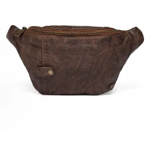 Bumbag in soft leather quality / 15814 - Winter brown