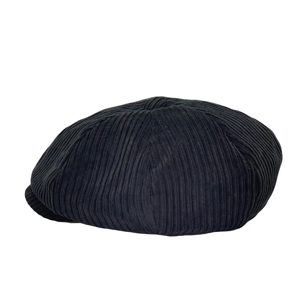 Corduroy Baker Boy Cap Simple Plain Beret Cotton Ivy Newsboy Hat LDG1465