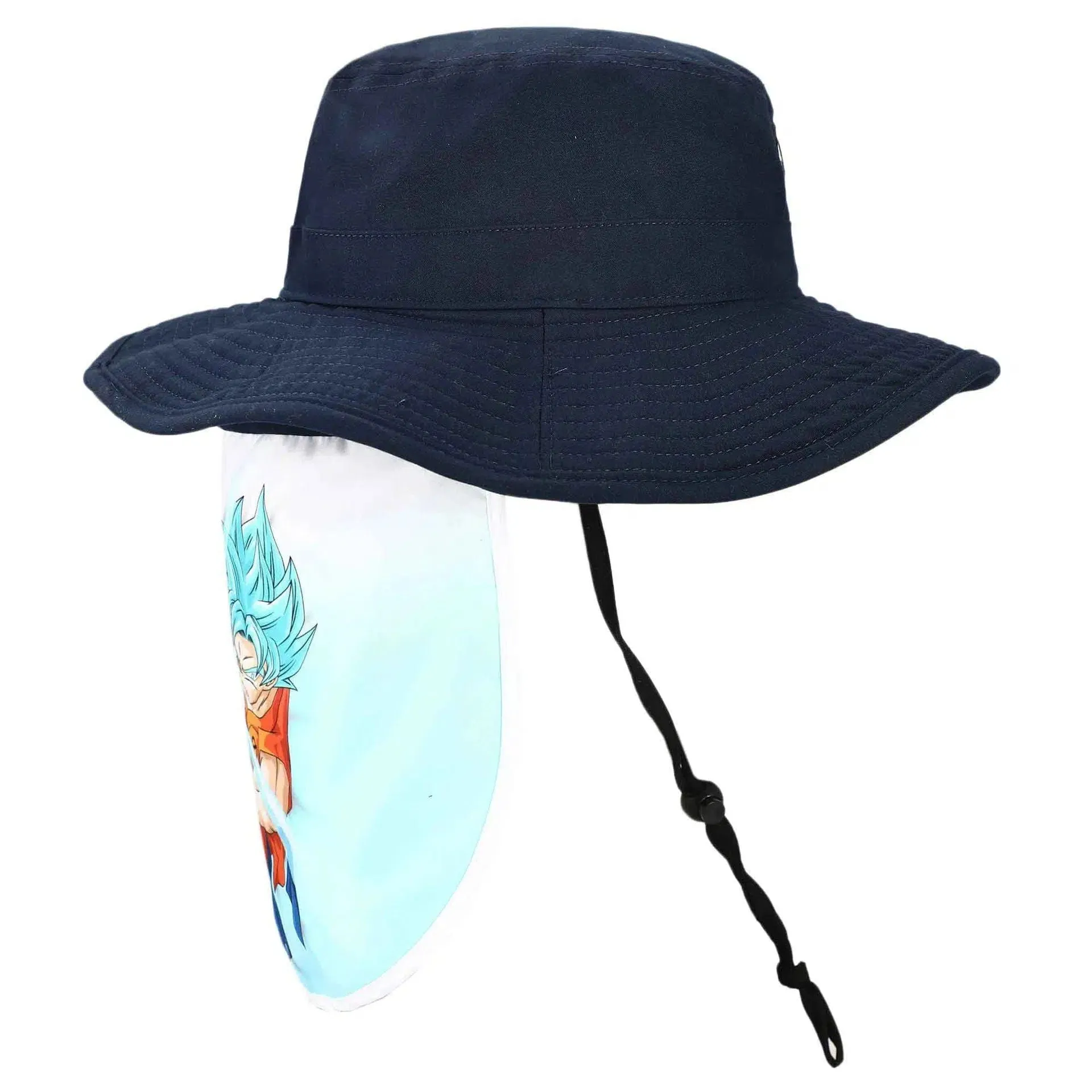 Dragon Ball Z - Goku Kanji Boonie Neck Drape Sun Hat - Bioworld