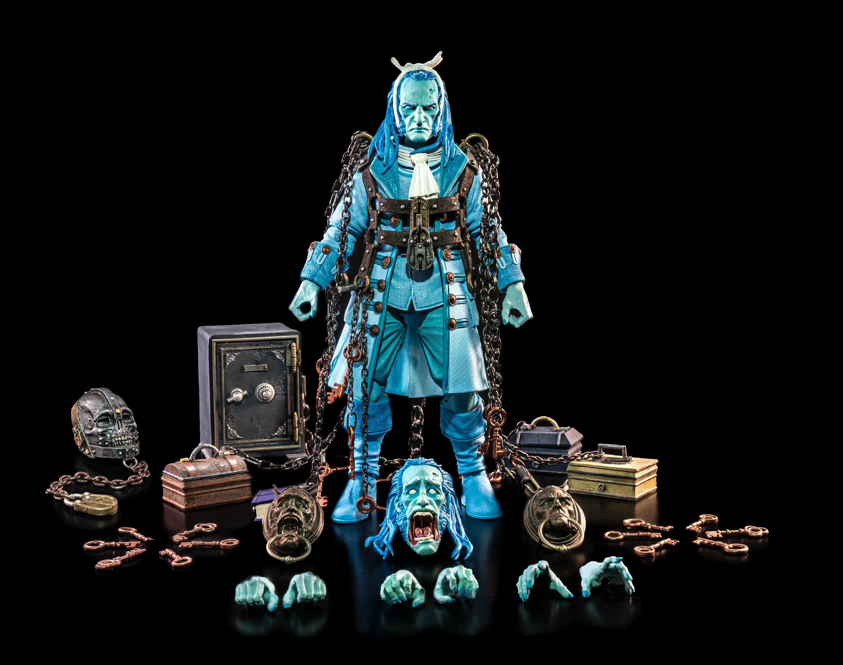 Figura Obscura Retailer Exclusive Ghost of Jacob Marley (Haunted Blue Glow-in-the-Dark Edition)