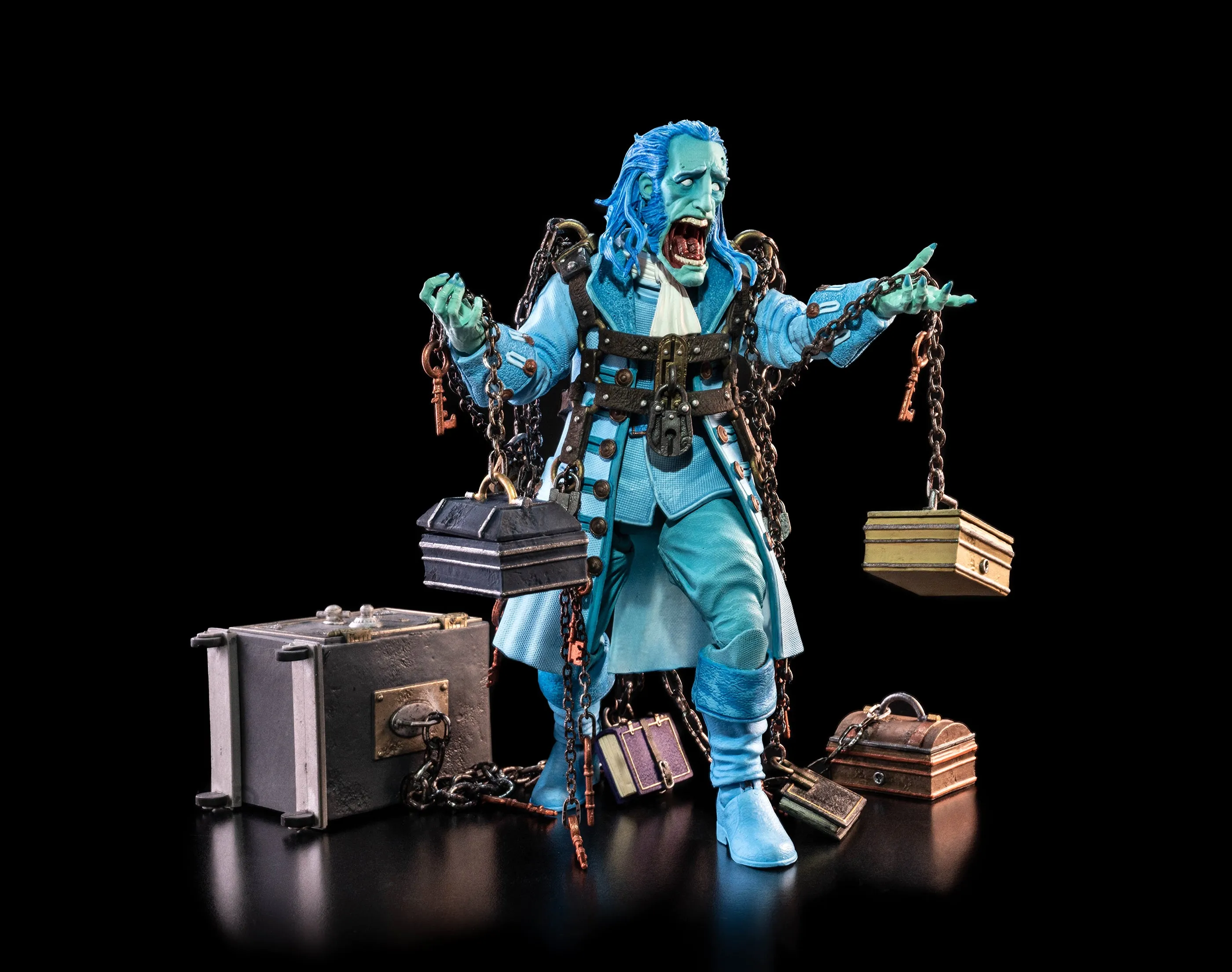 Figura Obscura Retailer Exclusive Ghost of Jacob Marley (Haunted Blue Glow-in-the-Dark Edition)