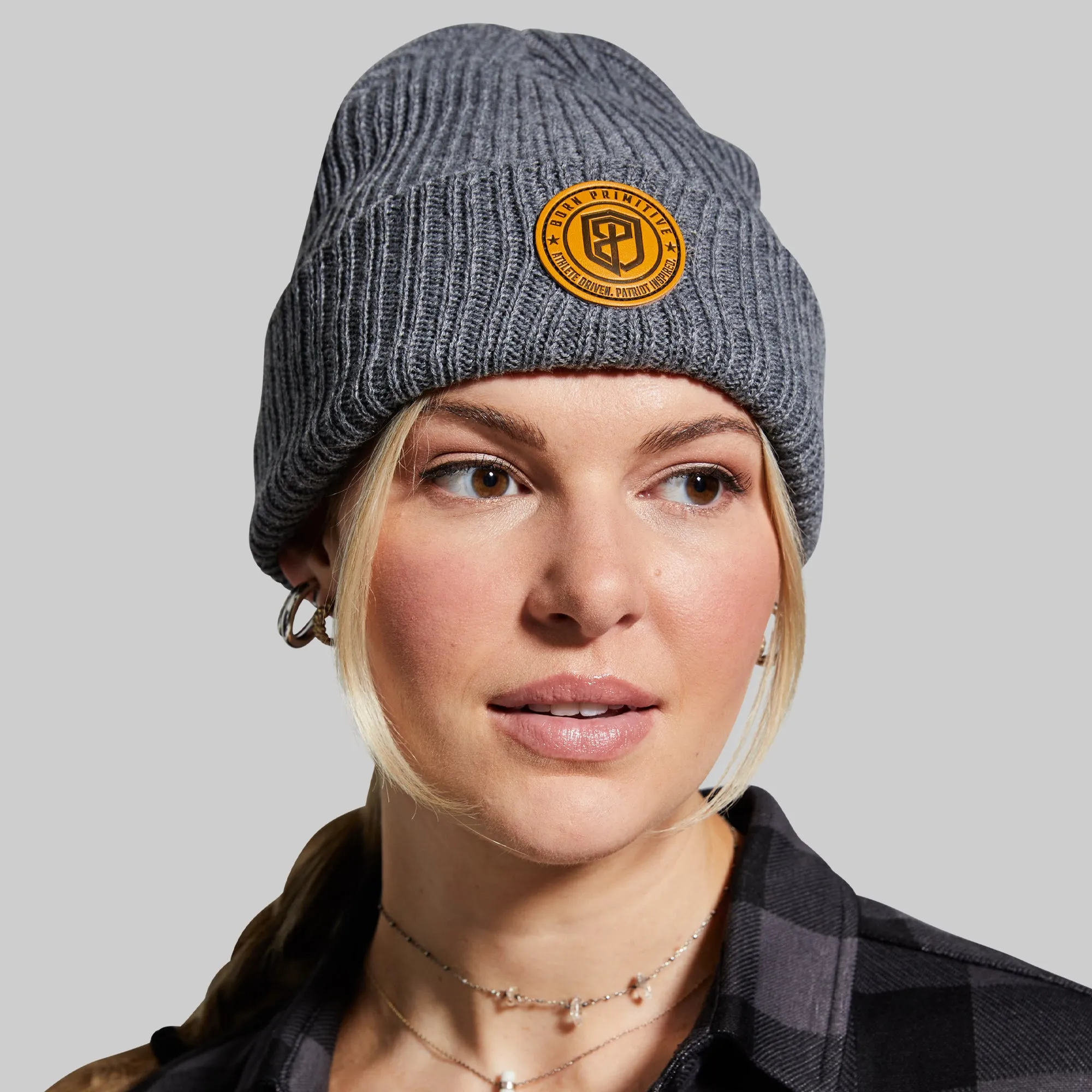 Heritage Knit Beanie (Dark Heather Grey)