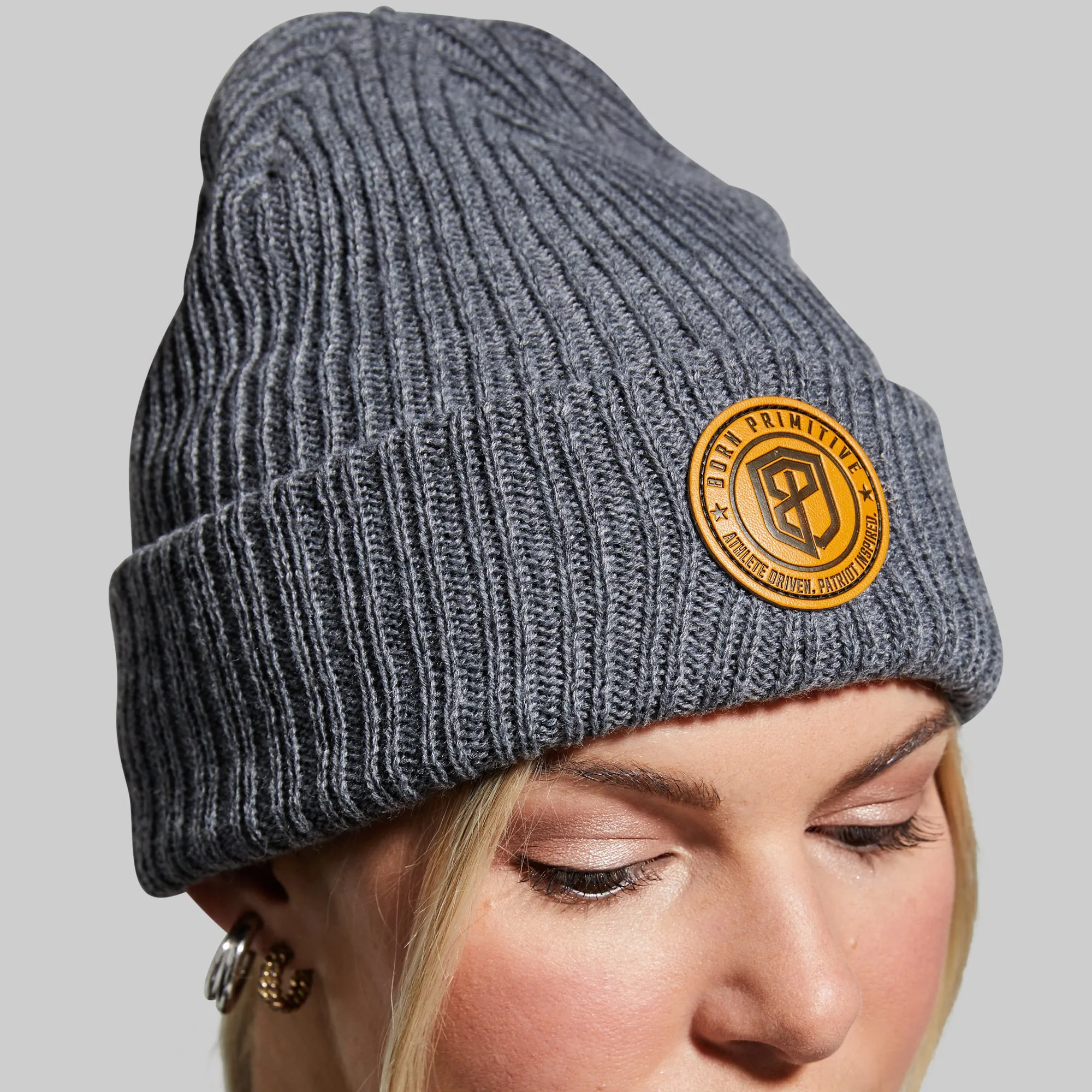 Heritage Knit Beanie (Dark Heather Grey)