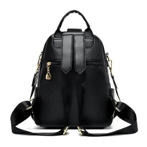 High-Quality Women's Leather Backpack Purse