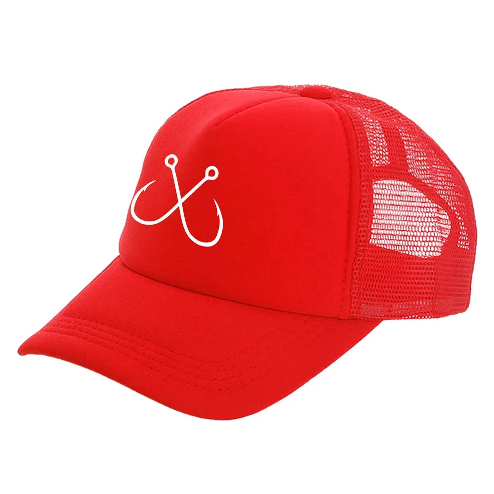 Hooked Breathable Summer Fishing Baseball Cap