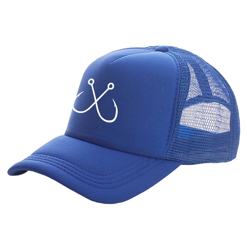 Hooked Breathable Summer Fishing Baseball Cap