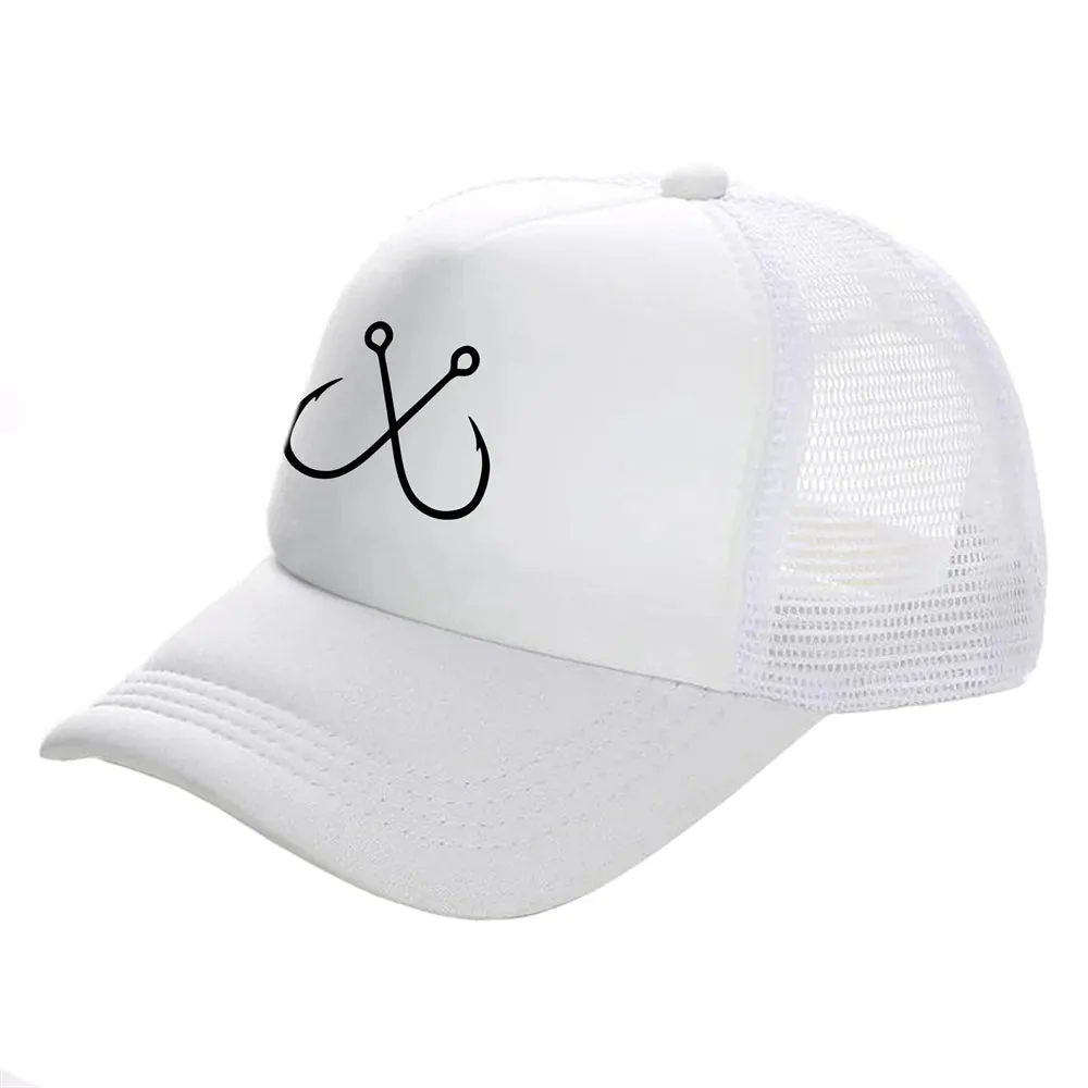 Hooked Breathable Summer Fishing Baseball Cap