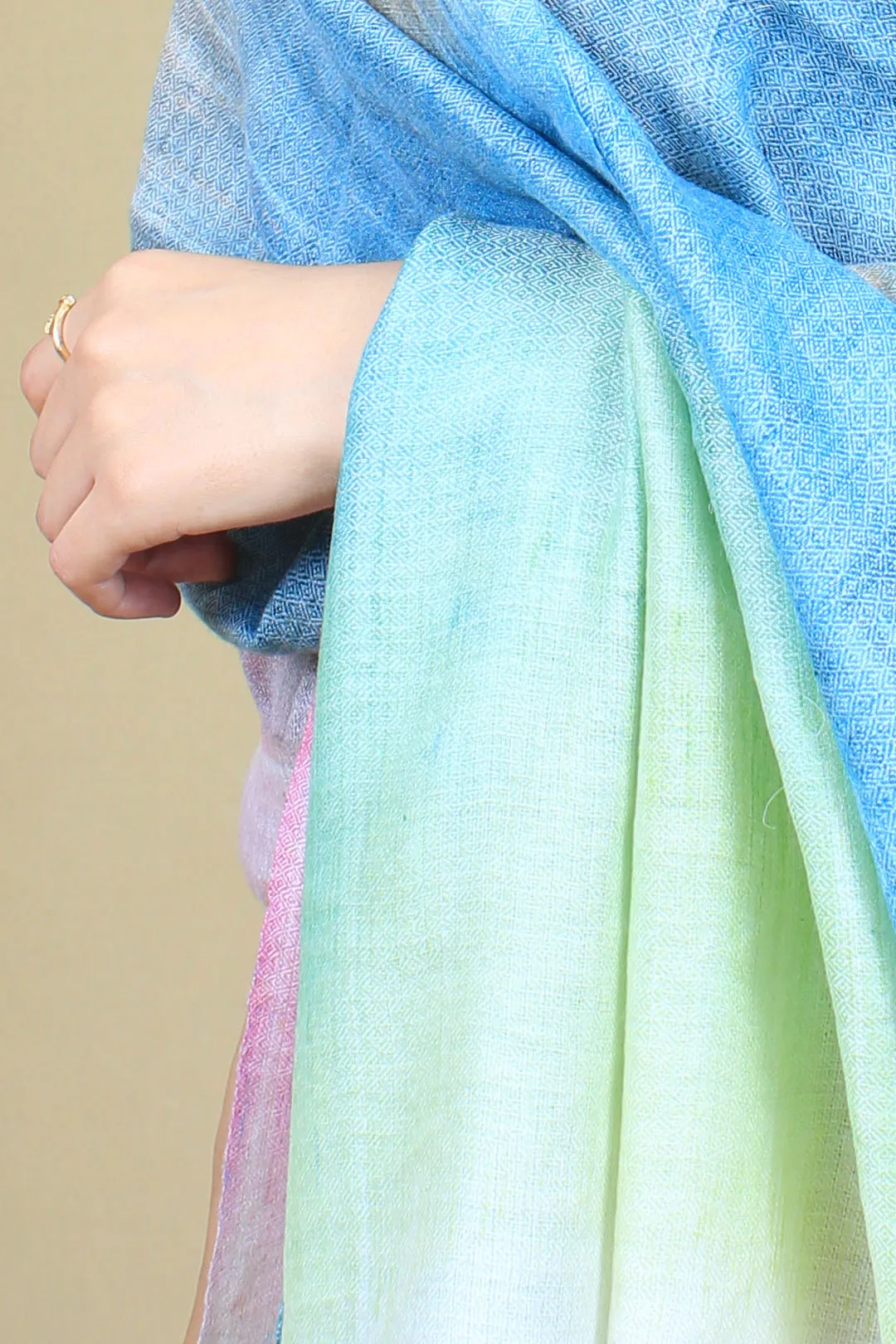 Isabelle Ombre Dyed Cashmere Stole