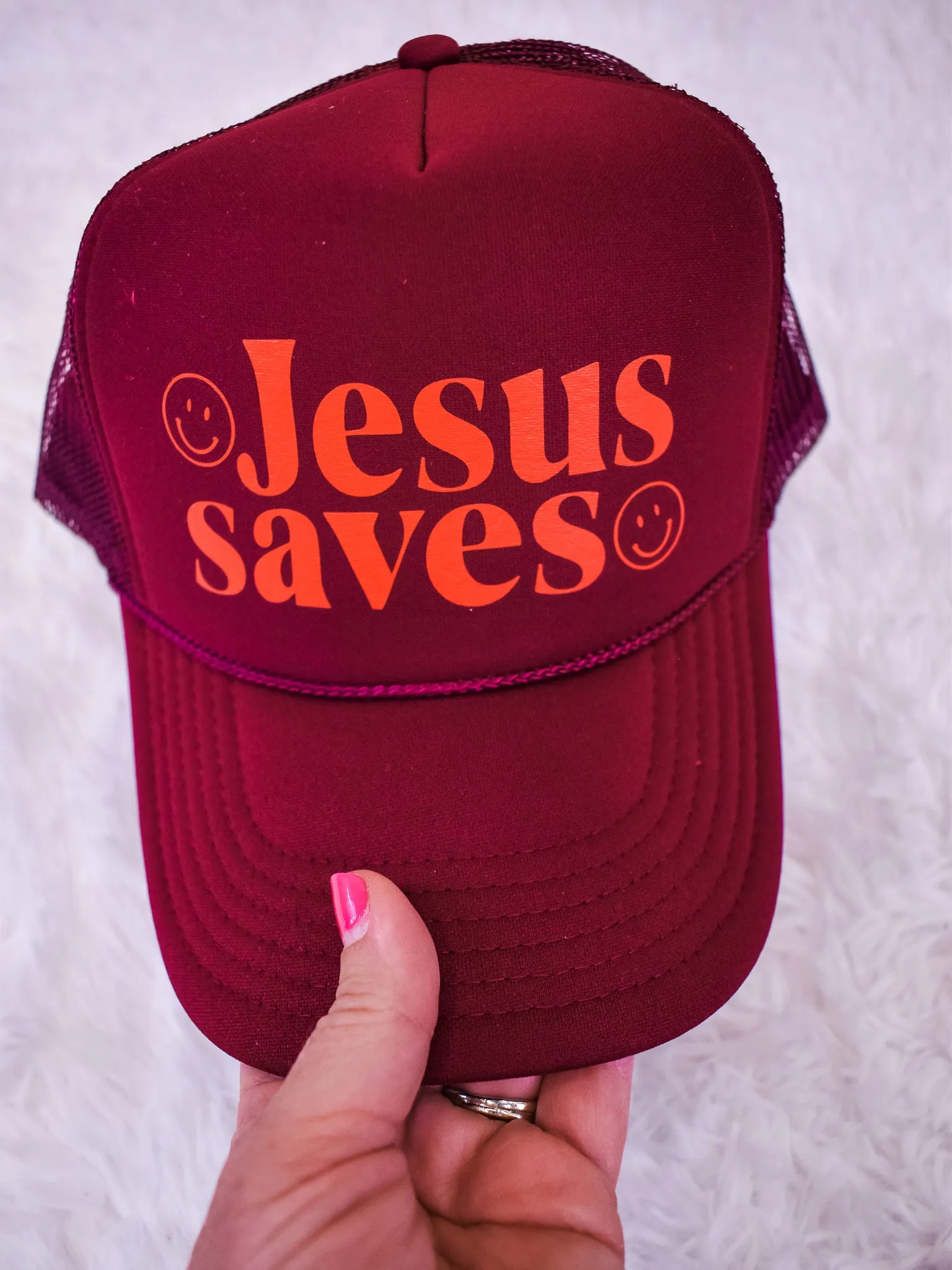 Jesus Saves Trucker Hat