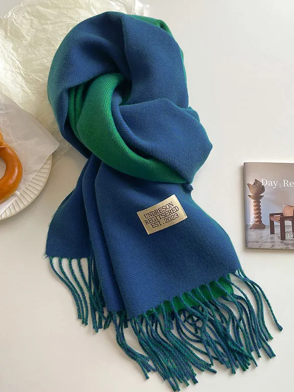 Keep Warm Tasseled Shawl&Scarf