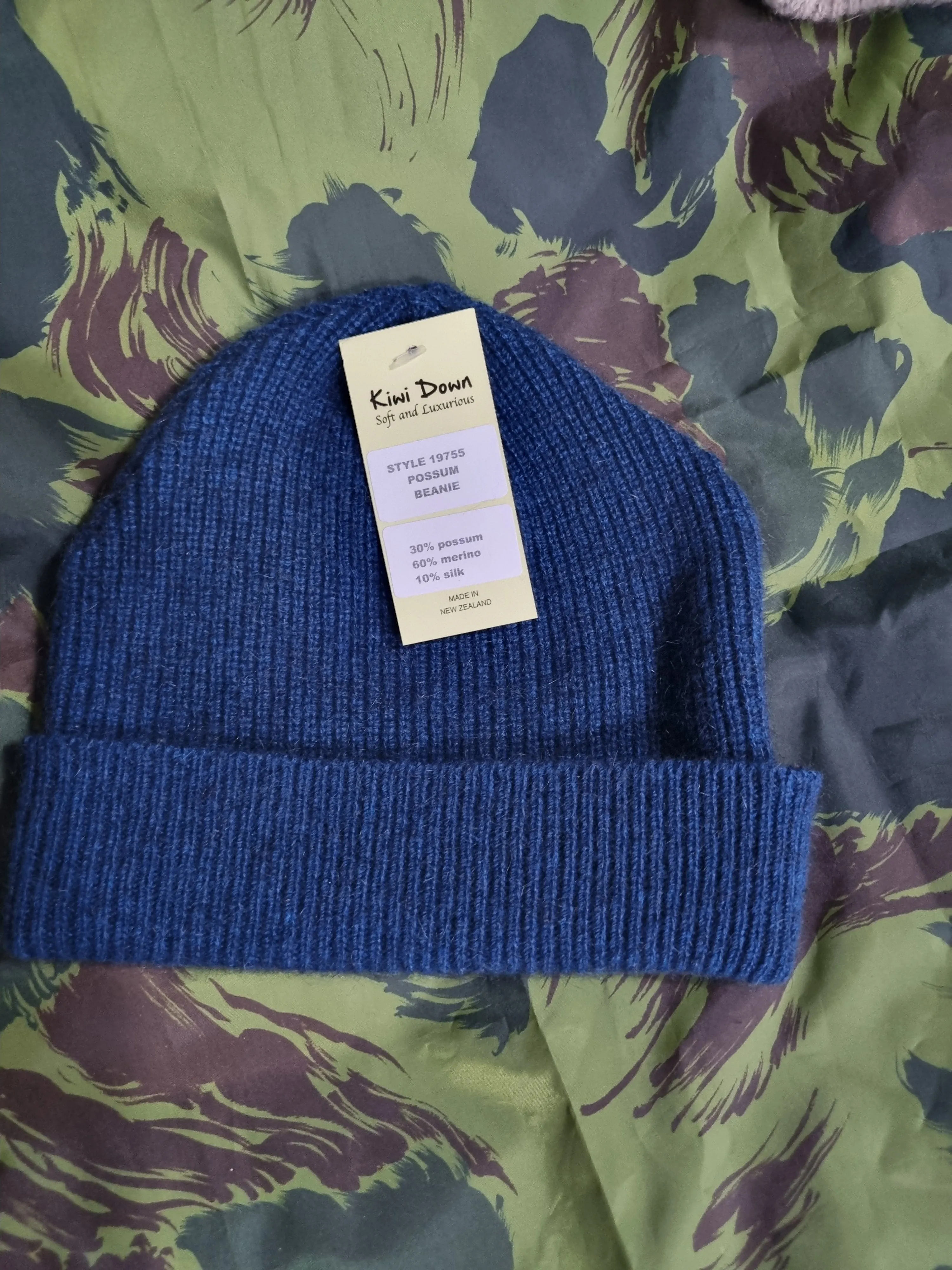 Kiwi Down Possum Merino & Silk Beanies