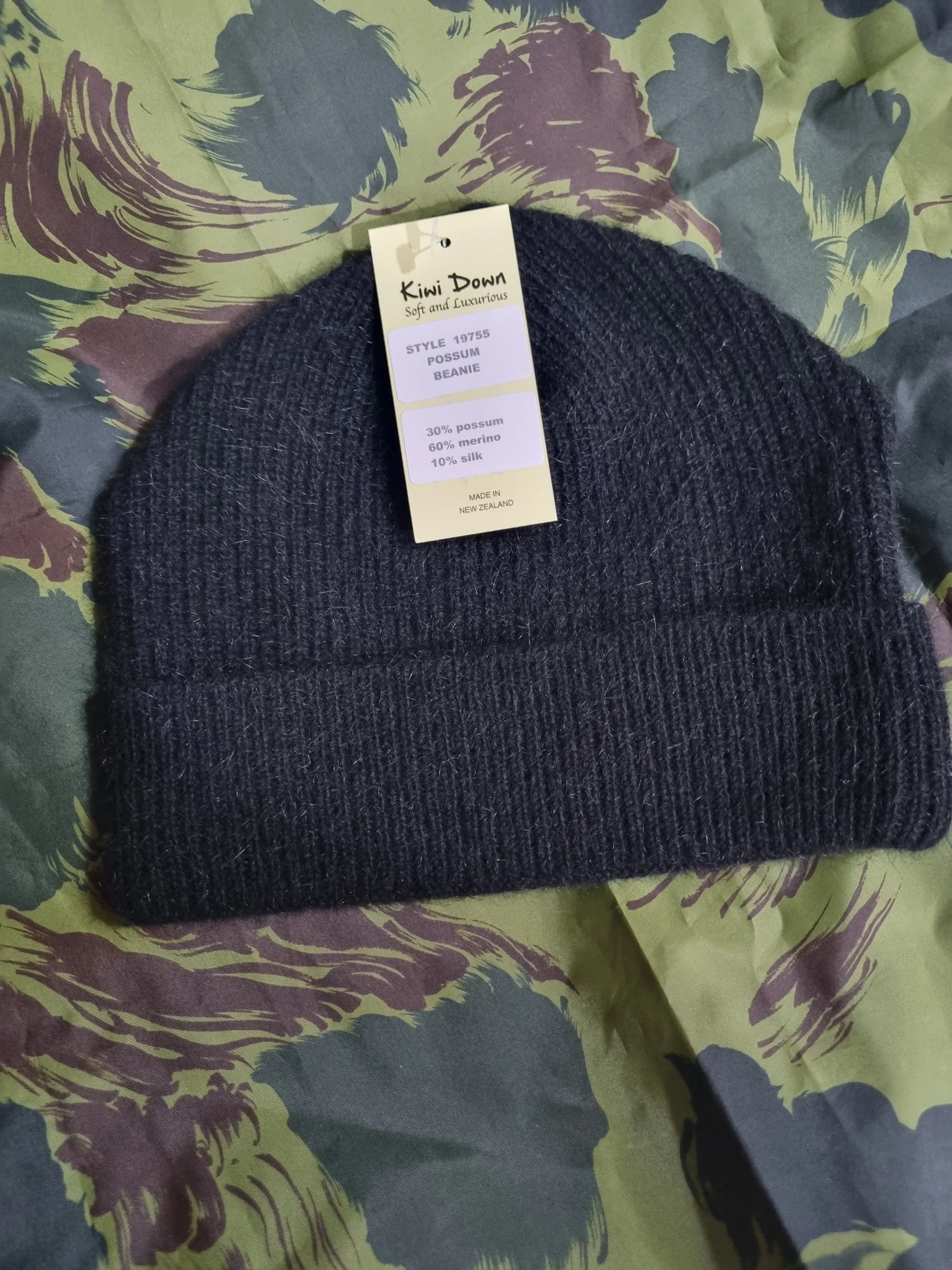 Kiwi Down Possum Merino & Silk Beanies