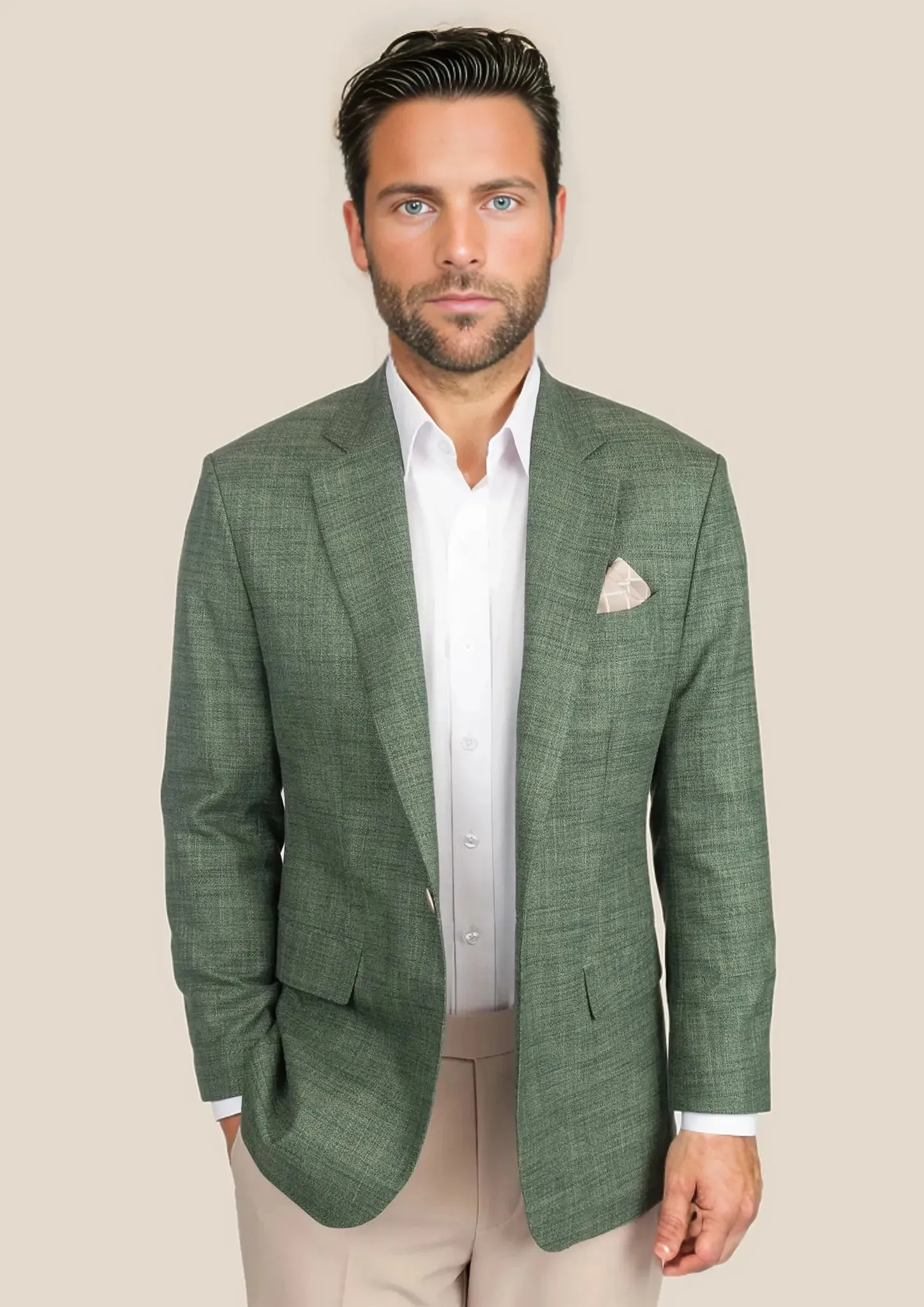 Lafayette Aspen Green Hopsack Jacket