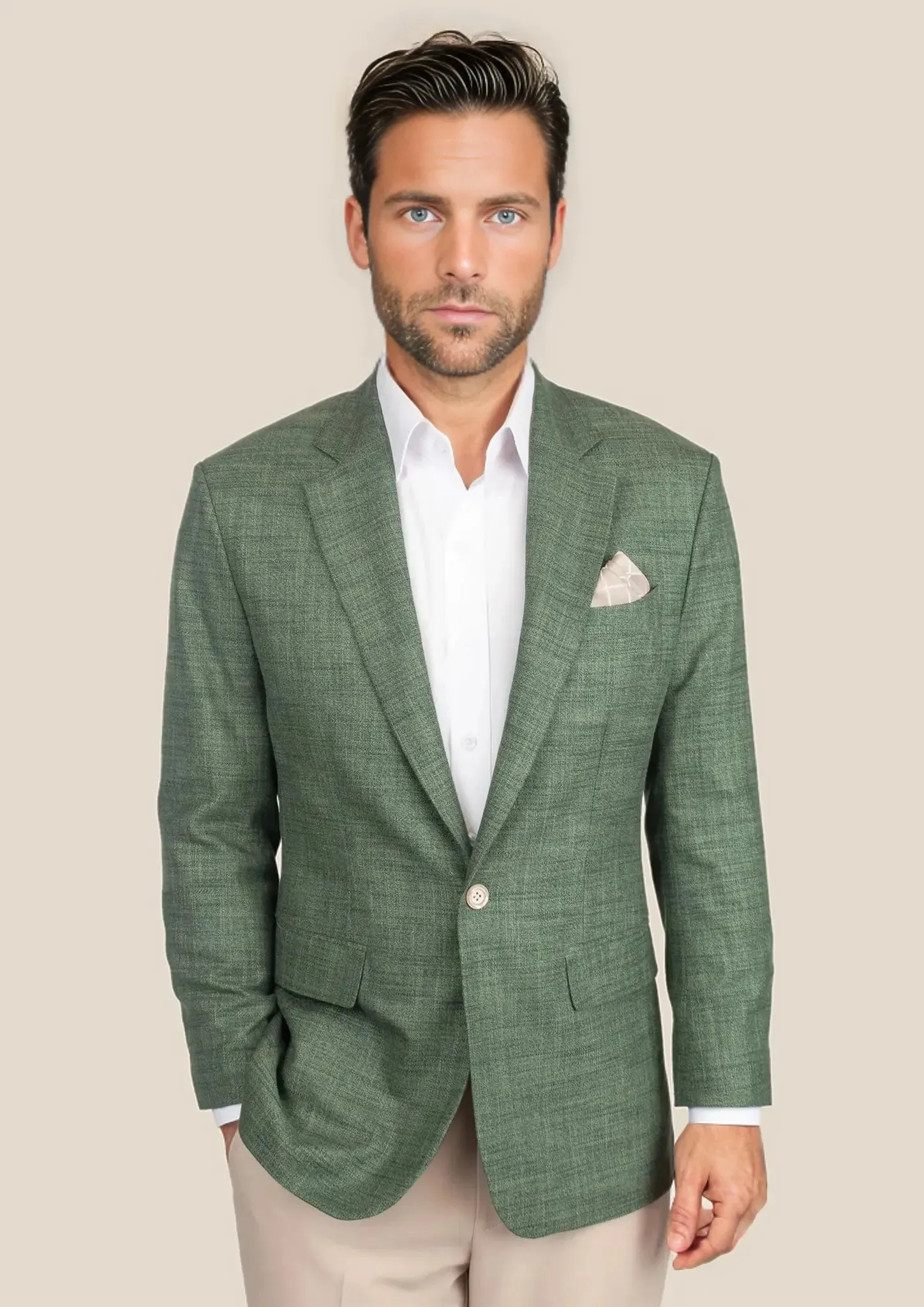 Lafayette Aspen Green Hopsack Jacket