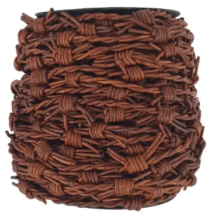 Leather Fake barbed wire Light Brown