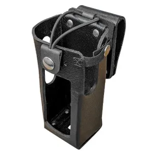 Leather Holster, D-Swivel with 3 Inch Belt Loop for Harris XL-200P & XL-185P Radios