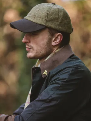 Mens Baseball Cap - Sand Tweed