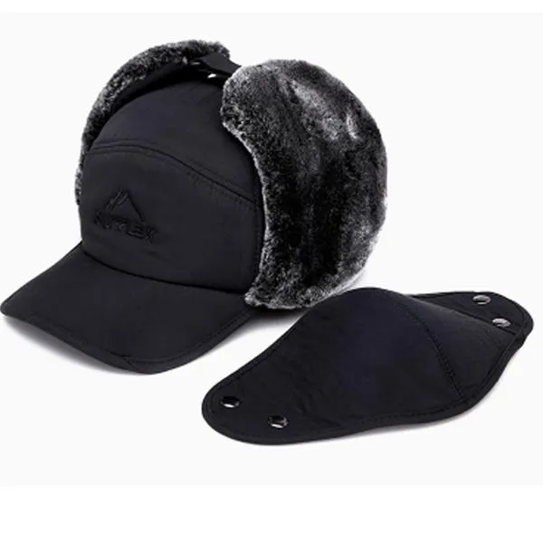 Men's Winter Thick Warm Casual Earmuffs Cap