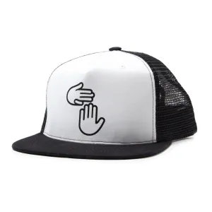 Michigan Hands Classic Snapback Trucker (White)