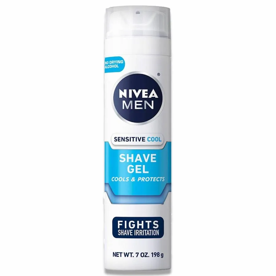 Nivea - Men Cooling Shaving Gel, Sensitive Skin - 7 Oz - 6 Pack