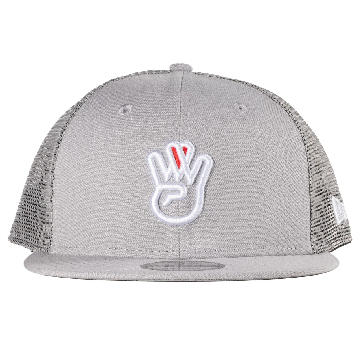 OG Gray Mesh Trucker New Era Snapback