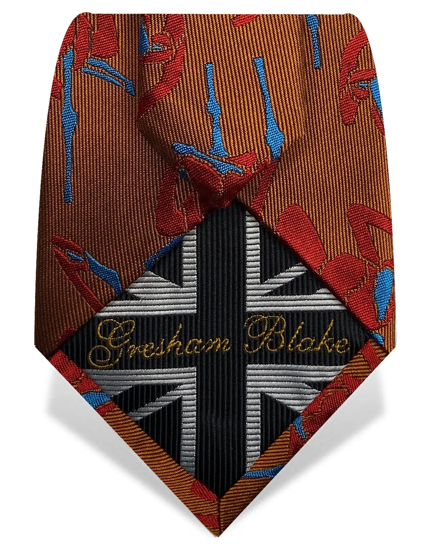 Orange & Red Flamingo Tie