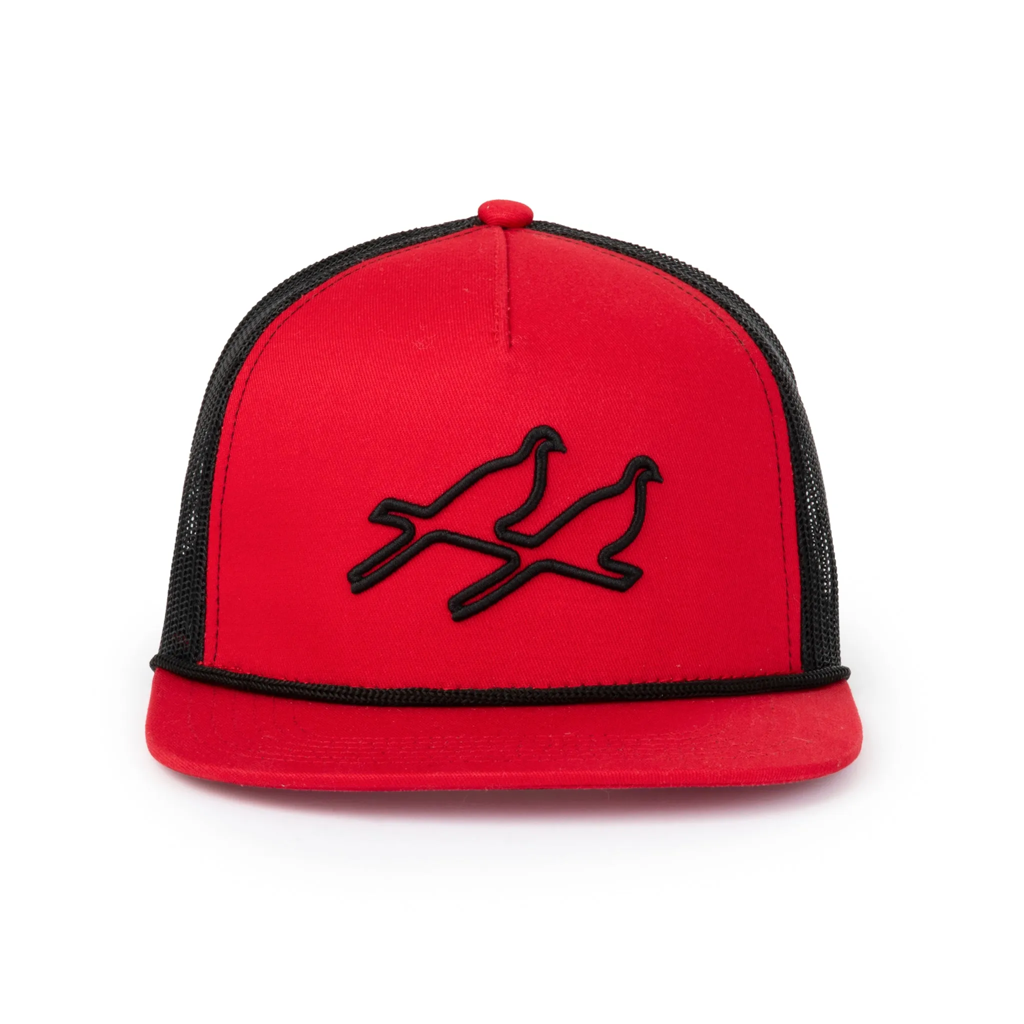 Puff Logo Trucker - Red/Black