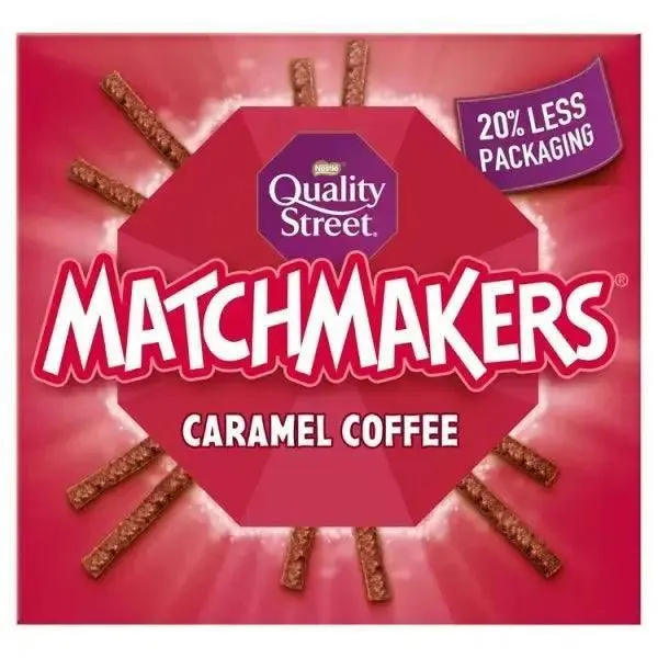 Quality Street Matchmakers Caramel Coffee 120g (Case of 10)