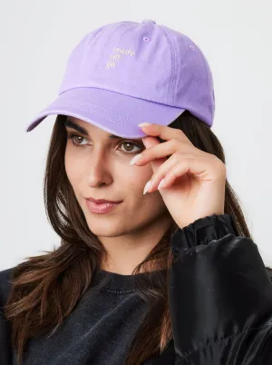 Ready Set Go Baseball Cap in Lilac