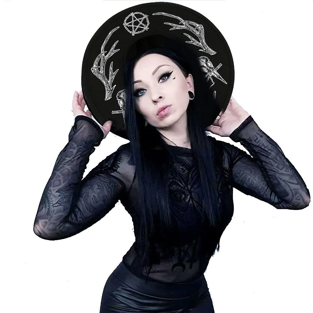 Restyle  - PAGAN RITUAL - Wide Brim Hat