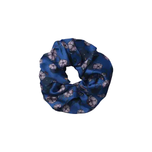 Silk Scrunchie small | Gemini Blue