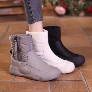 Snow Boots for Women 2024 New Cotton Shoes Winter Plush Thick Sole