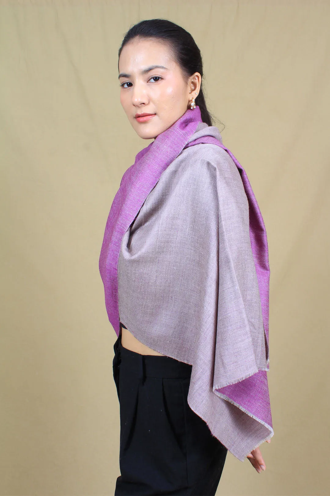 Soha Reversible Cashmere Stole