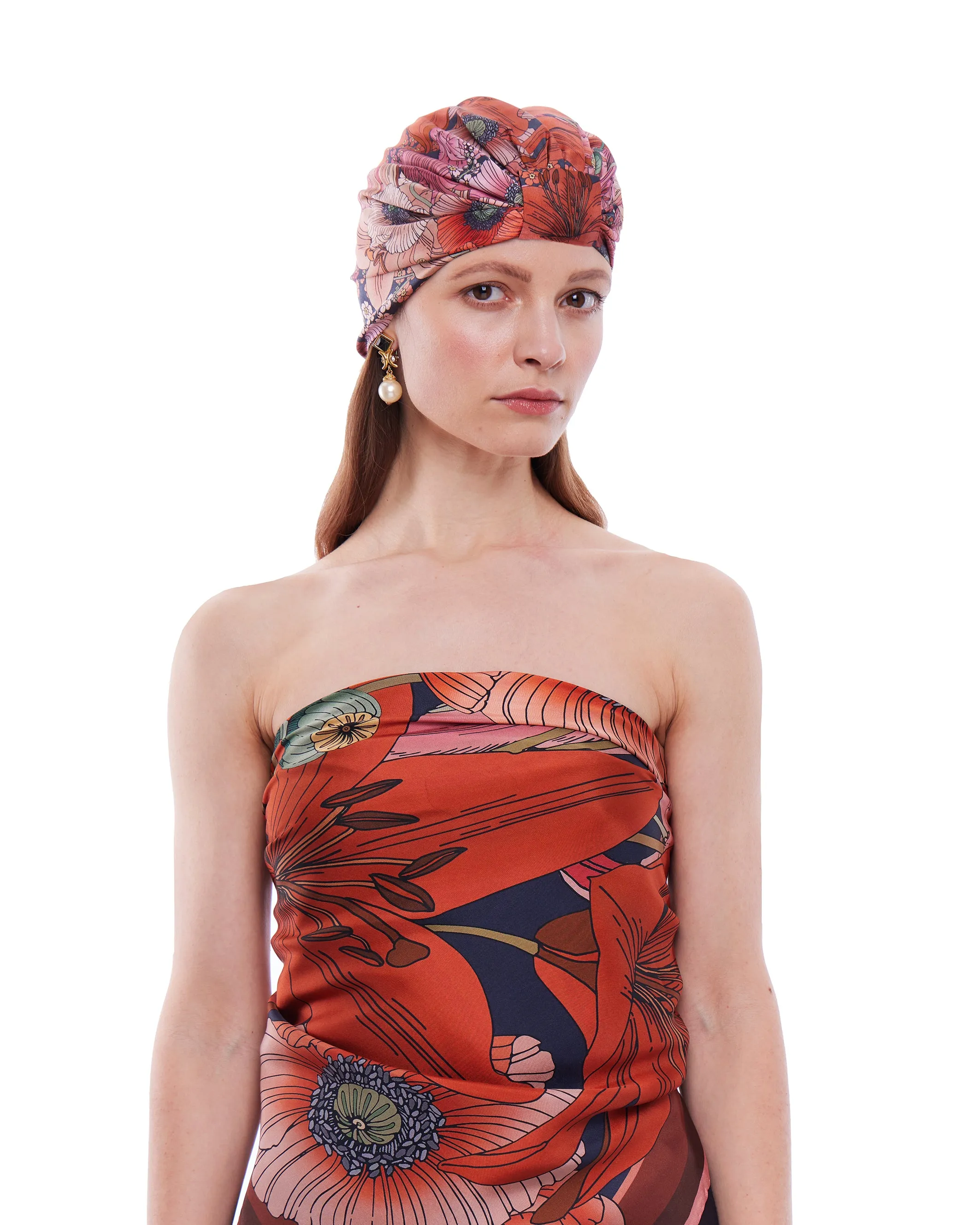 The Poppy & Lily Silk Turban