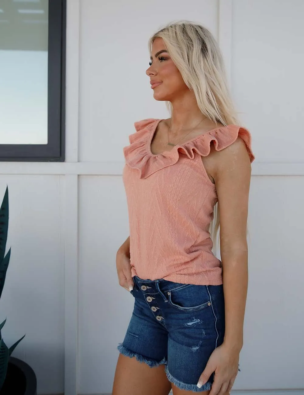 The Way I Flow Ruffle Top