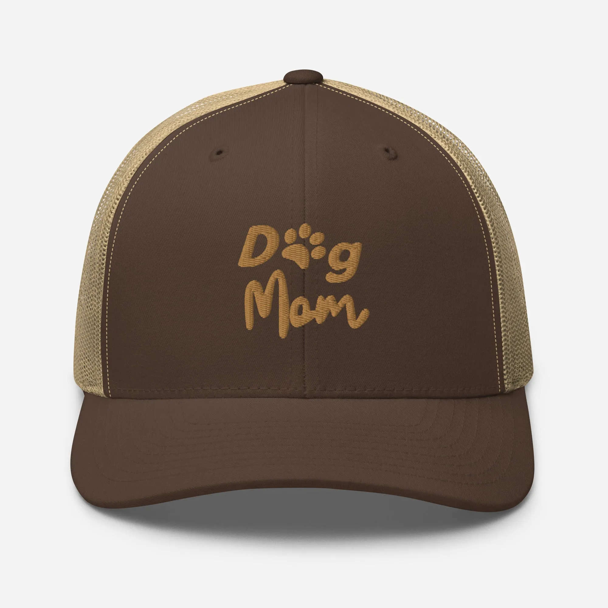 Trucker Cap Dog Mom, Embroidered, lioness-love