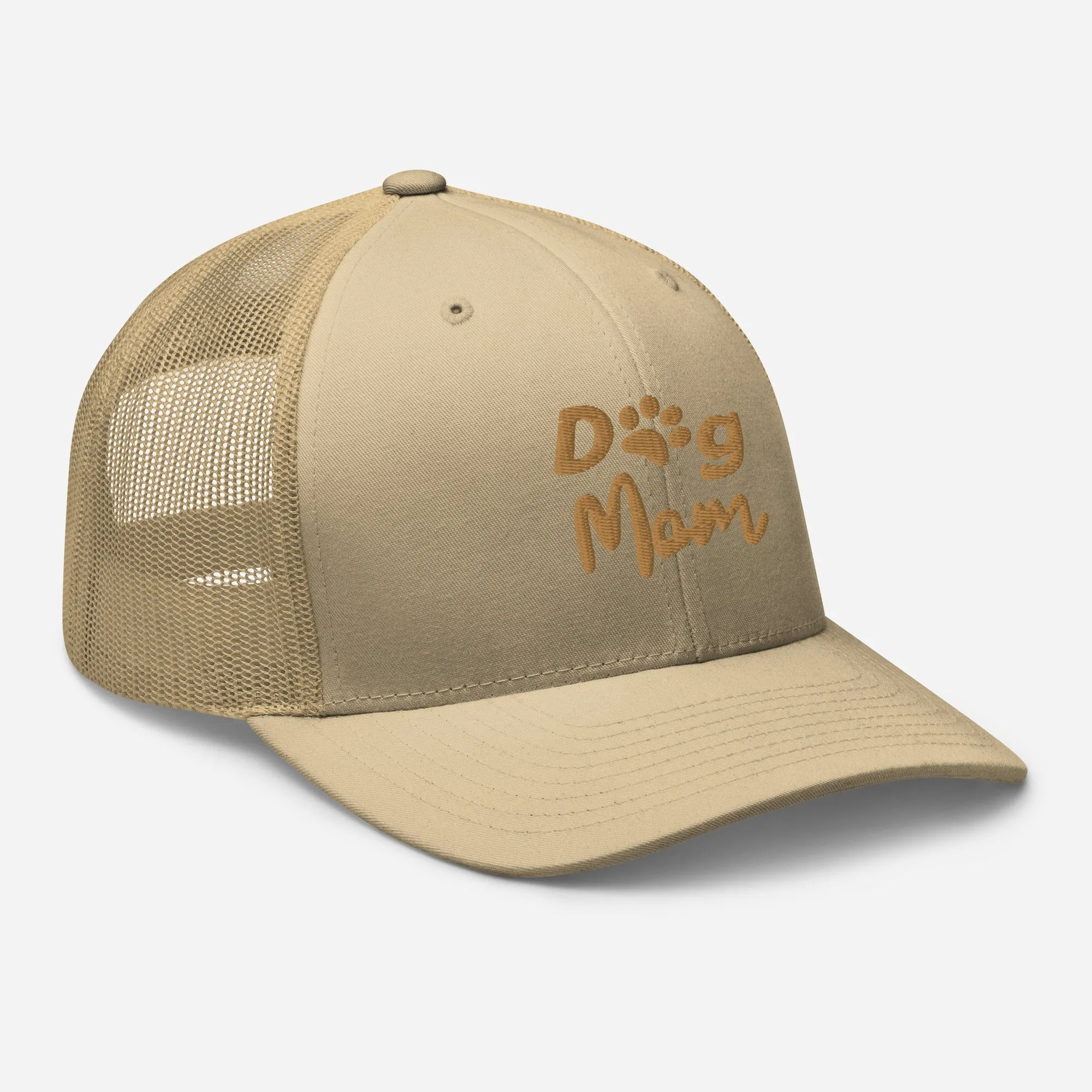 Trucker Cap Dog Mom, Embroidered, lioness-love