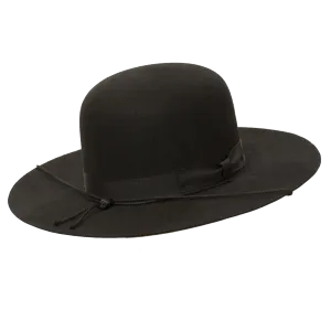 Undertaker Wide Brim Open Crown Hat by Levine Hats